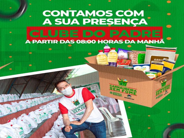 O Governo de Carnaubeira da Penha dá continuidade as entrega das cestas básicas do Programa Carnaubeira sem Fome nesta segunda feira, 24 de janeiro de 2022.