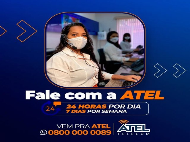 Atel Telecom Estamos prontos pra te atender!