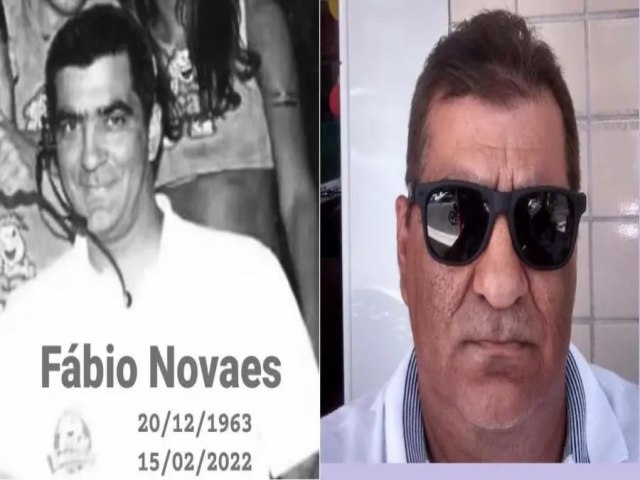 Paulo Afonso (BA) e Região esta de LUTO faleceu Na noite dessa terça-feira (15),  no Hospital Nair Alves de Souza, o empresário Fábio Novaes, de 58 anos