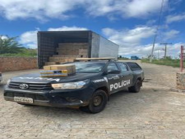 Polícia recupera carga roubada avaliada em R$ 3,4 milhões