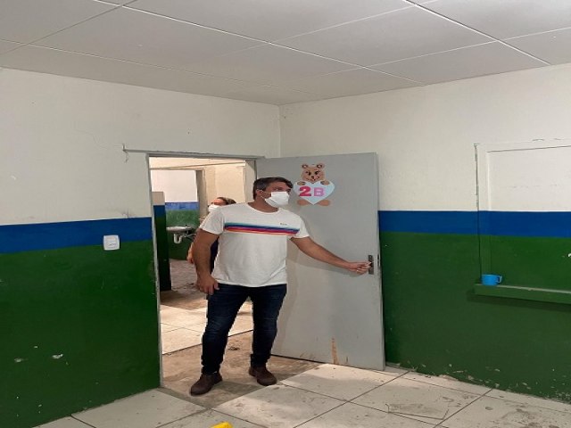 Prefeitura de Itacuruba As obras da Escola Criança Esperança estão à todo vapor 