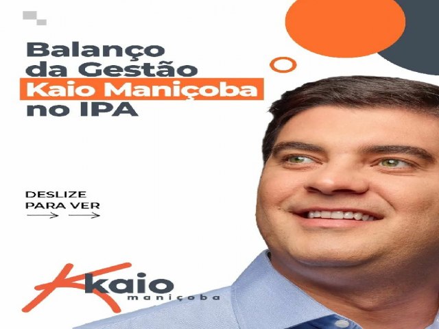 Kaio Maniçoba É com muita alegria que apresento os pontos mais importantes da nossa gestão à frente do Instituto Agronômico de Pernambuco.