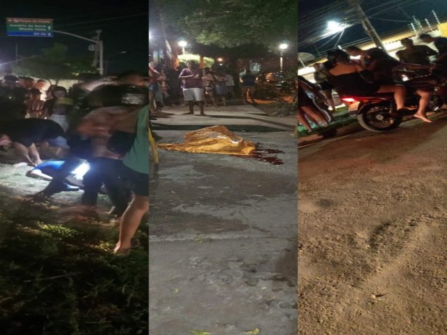 Noite sangrenta com registro de um triplo homicídio na cidade de Barbalha Ceará 