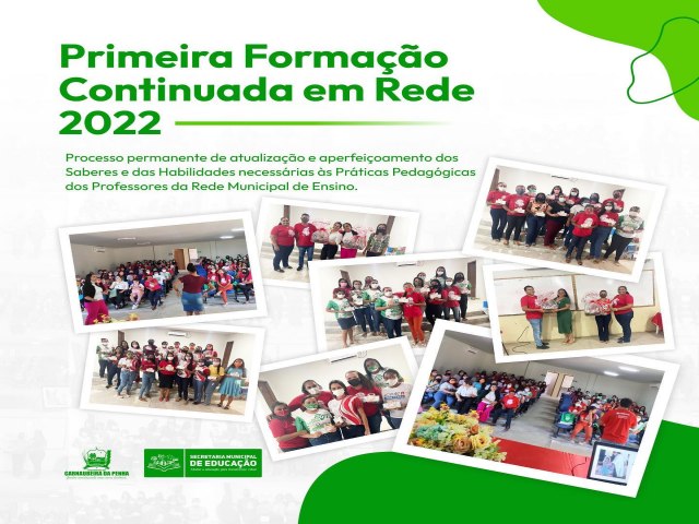 Carnaubeira da Penha  a  Rede Municipal de Ensino, realizou neste dia 21/04, uma formação continuada com os professores, coordenadores, gestores, merendeiros/merendeiras e seus respectivos auxiliares.