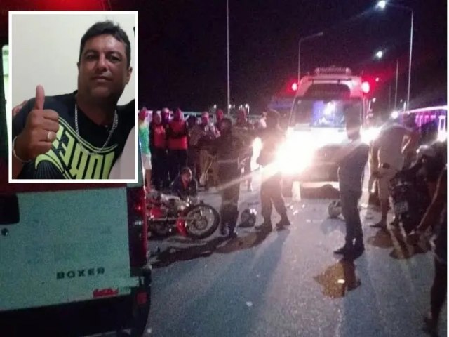 Um homem identificado pelo nome de Francisco de Assis, morreu após duas motocicletas baterem de frente na madrugada desta segunda-feira (25), na ponte de acesso ao centro de Paulo Afonso