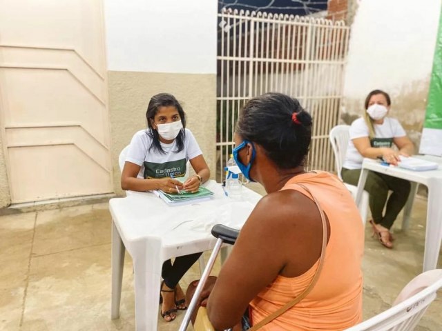 A fim de otimizar o atendimento referente ao Programa Auxílio Brasil, a equipe da assistência social visitou os bairros DNER e Matadouro para realizar o recadastramento e inclusão no cadastro de novas famílias. 