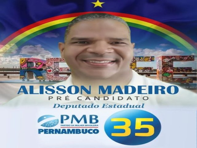 O Belemita e Professor Alisson Madeiro lança  pré-candidatura  a Deputado Estadual pelo PMB