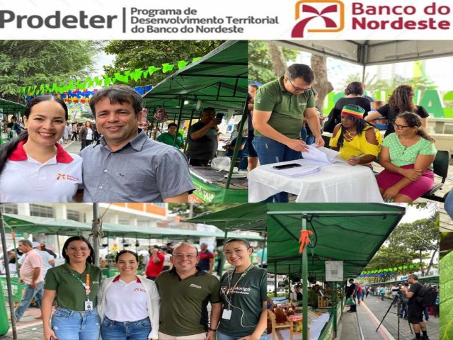 PRODETER BNB Marcou presena na Feira da Agricultura Familiar em Caruaru - PE. 