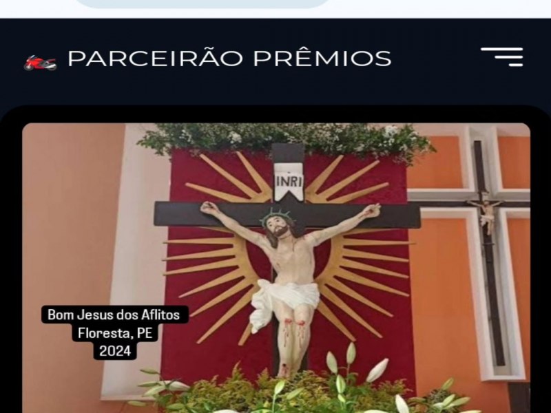 Rifa Beneficente Queridos amigos e devotos, do nosso Padroeiro Bom Jesus dos Aflitos