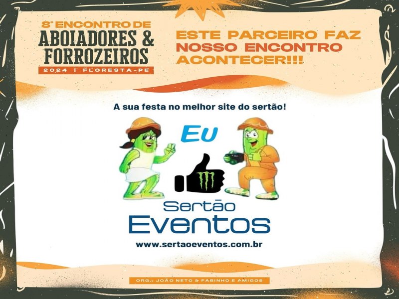 Mais uma cobertura do site Sertao Eventos Floresta O 8 ENCONTRO DE ABOIADORES E FORROZEIRO DE FLORESTA.