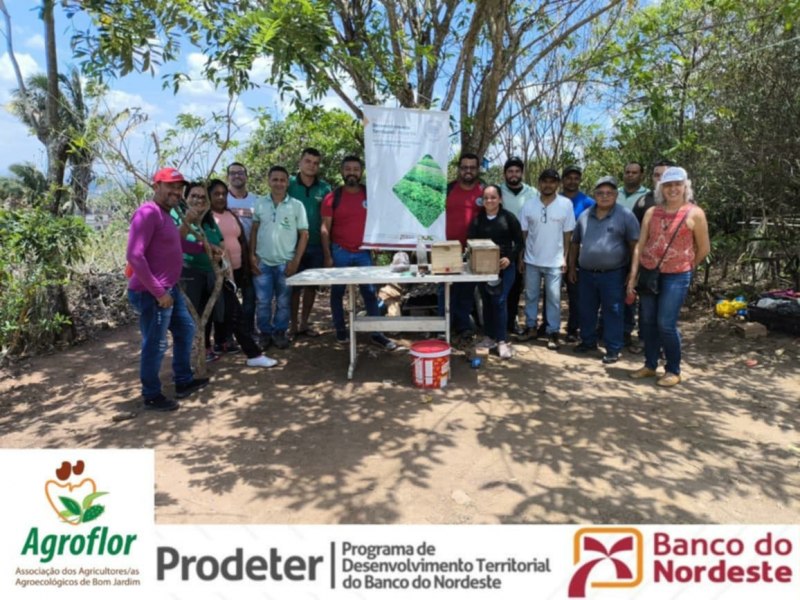 Prodeter-BNB e Agroflor promovem curso de introduo  meliponicultura em consrcios agroecolgicos 