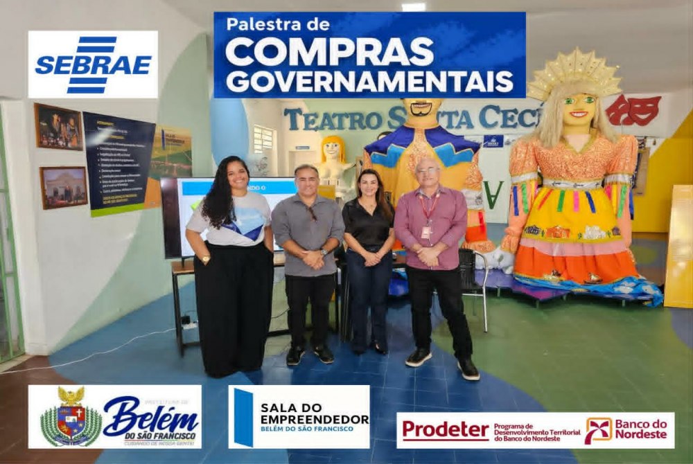 PRODETER BNB Participa de Palestra do SEBRAE sobre Compras Governamentais na Sala do Empreendedor em Bel�m do S�o Francisco-PE
