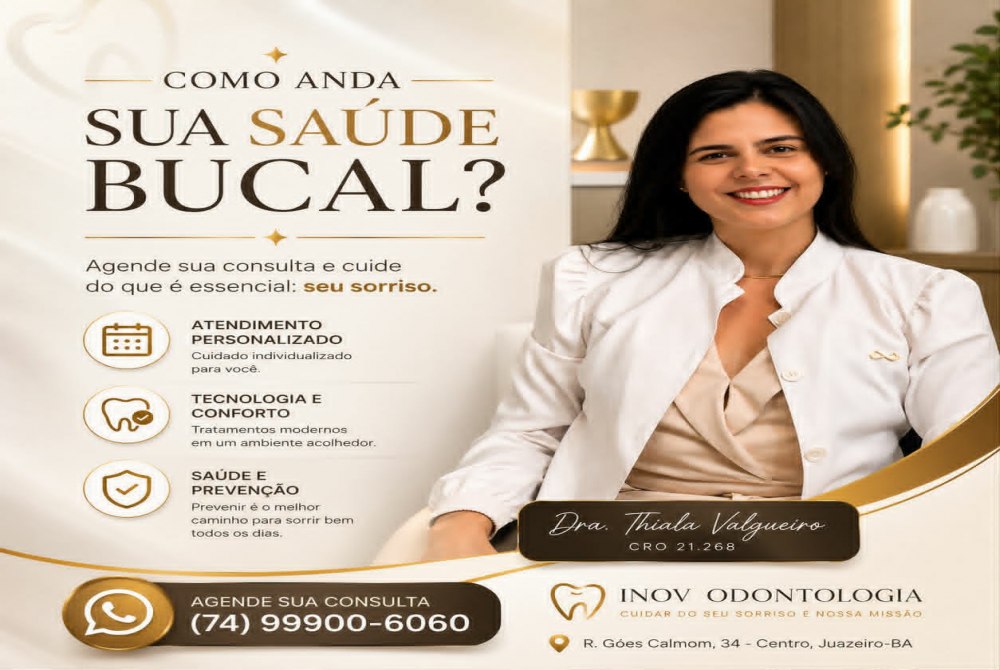 Agende sua avalia��o e cuide da sua sa�de bucal com quem cuida de cada detalhe.  Dra. Thiala D Valgueiro