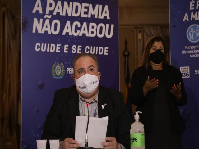 Governo de Pernambuco declara apoio a municpios que tomarem medidas para inibir escolha de vacinas