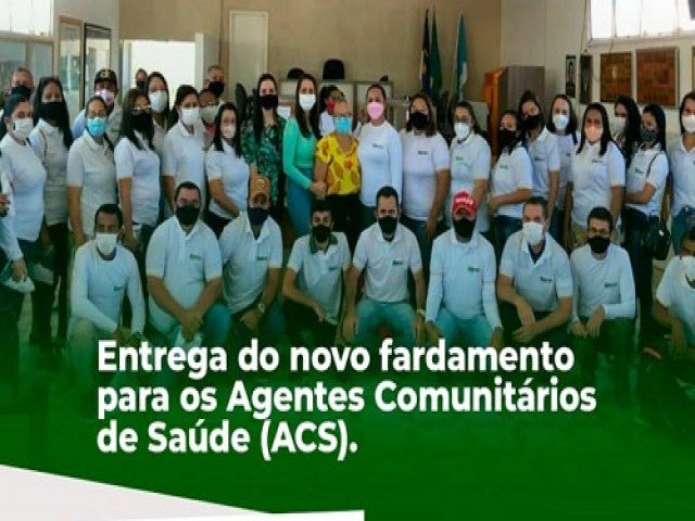 Secretaria de Sade de Serrita entrega novo fardamento aos Agentes Comunitrios de Sade