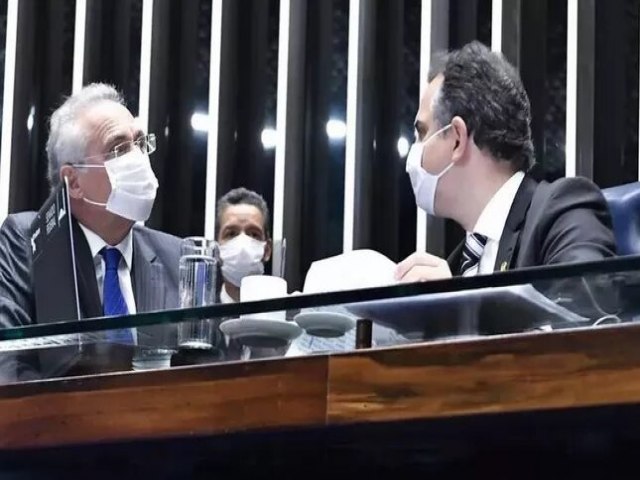 Renan e senadores do PT articulam para que presidente do Senado seja vice de Lula em 2022