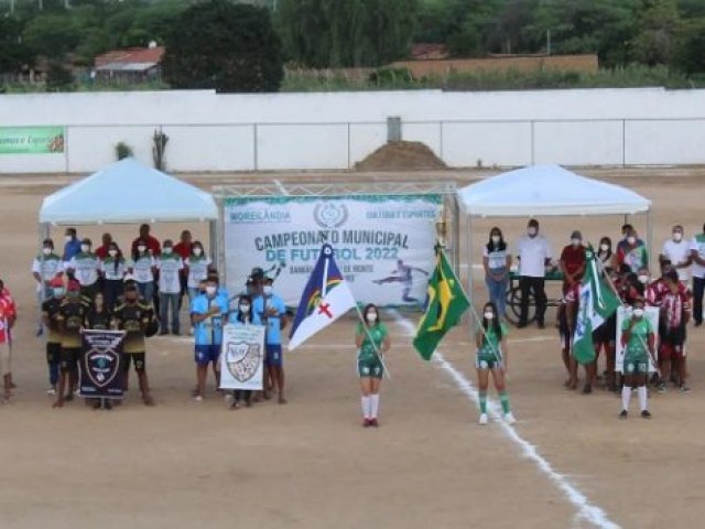 Campeonato Municipal de Futebol 2022  iniciado em Moreilndia