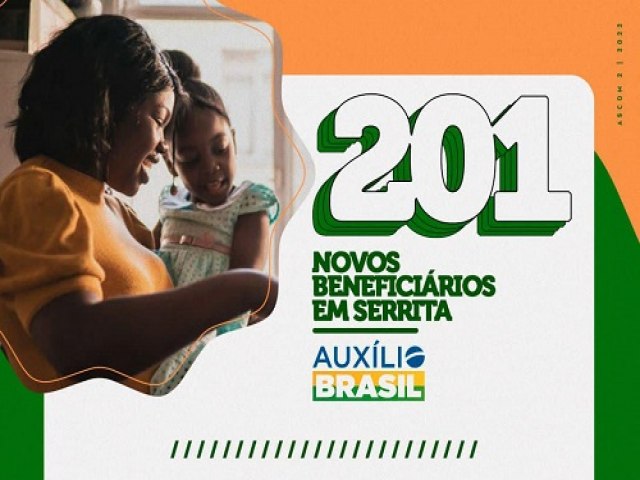 Governo Federal libera mais 201 benefcios do Auxlio Brasil para famlias de Serrita