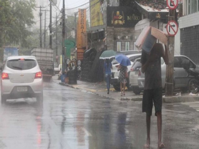 Apac emite alerta de chuva forte para regiões de Pernambuco