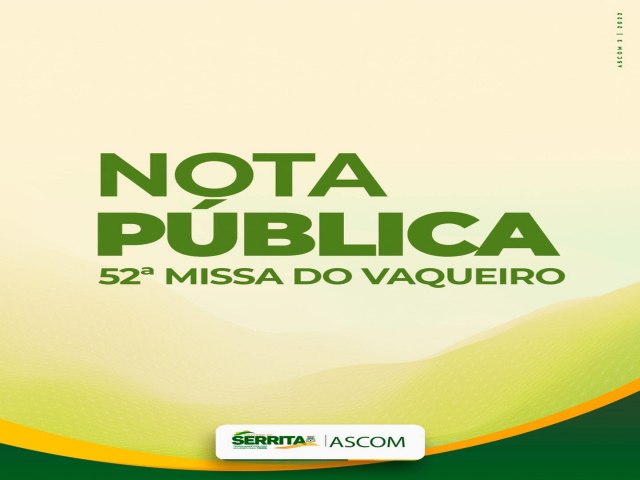Prefeitura de Serrita se pronuncia após declaração da Fundação Padre João Câncio