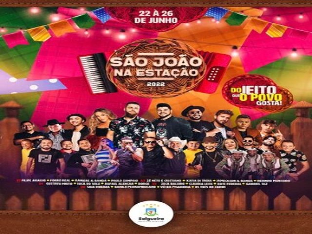 Salgueiro: Prefeitura divulga cache de alguns artistas que vão se apresentar no São João 2022