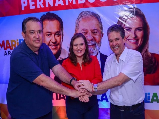 Marília Arraes anuncia Sebastião Oliveira na vice e é a primeira pré-candidata a fechar a chapa completa para a disputa ao Governo do Estado