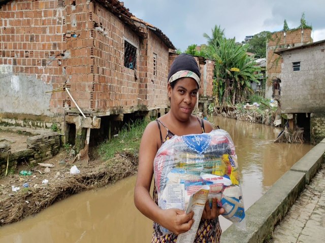 LBV prossegue auxiliando famílias atingidas pelas chuvas nos Estados de Alagoas e Pernambuco