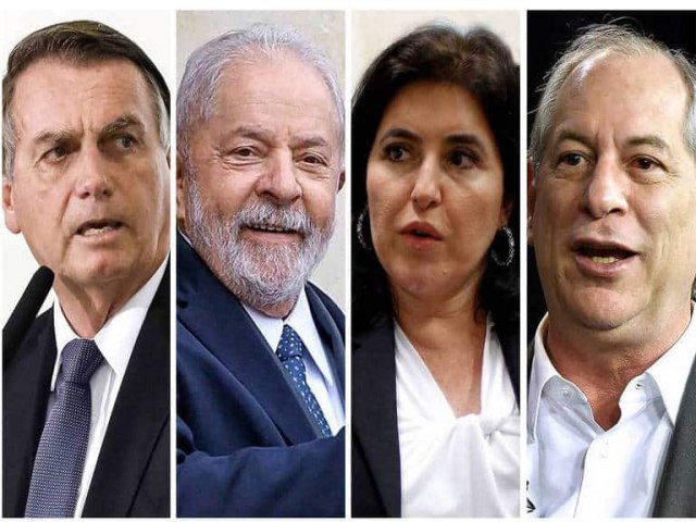 Lula, Bolsonaro, Ciro e Tebet esquecem 6 estados na campanha do 1 turno