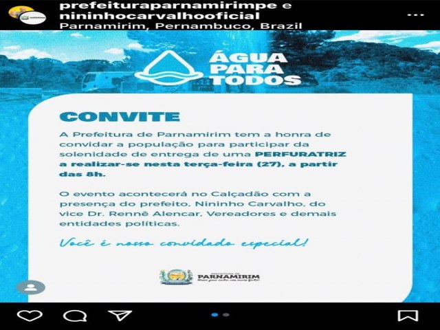 Coligao de Miguel Coelho entra com ao de investigao judicial eleitoral contra Frente Popular e prefeito de Parnamirim-PE