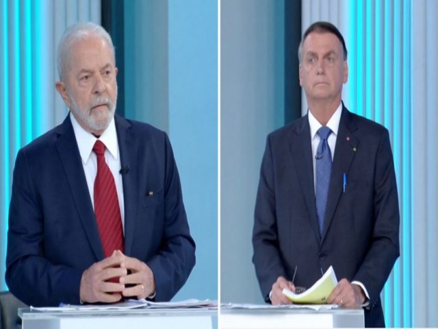 Lula e Bolsonaro fazem debate sem propostas e com ofensas