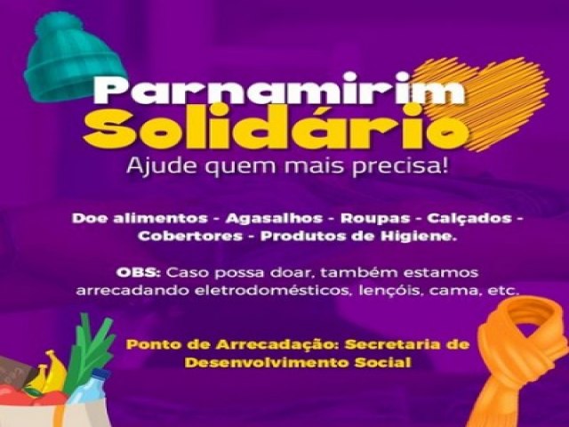 Prefeitura de Parnamirim-PE faz campanha em prol de famlias prejudicadas por chuvas no municpio