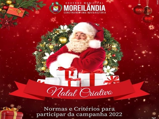 Campanha da Prefeitura de Moreilndia incentiva decorao de fachadas de casas para o Natal
