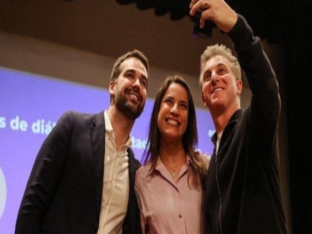 Ao lado de Luciano Huck e Eduardo Leite, Raquel Lyra participa de evento do RenovaBR para parlamentares eleitos