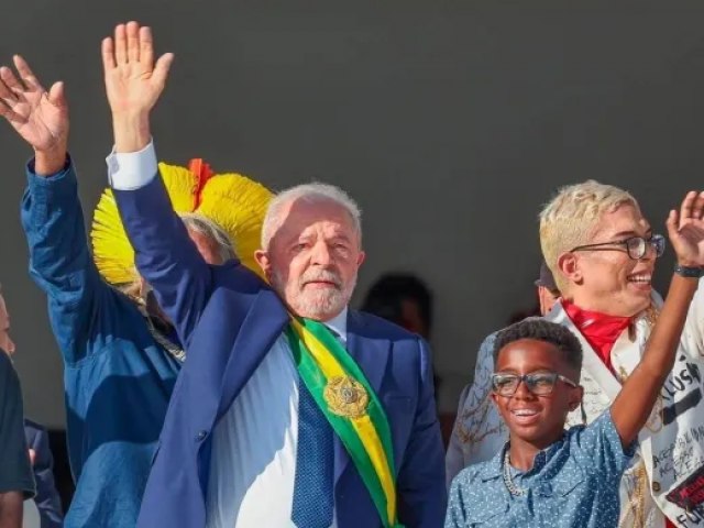 39 presidente empossado, Lula discursa pela 