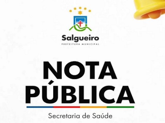 Secretaria de Sade de Salgueiro divulga nota sobre descarte de medicamentos e ao da Polcia Federal