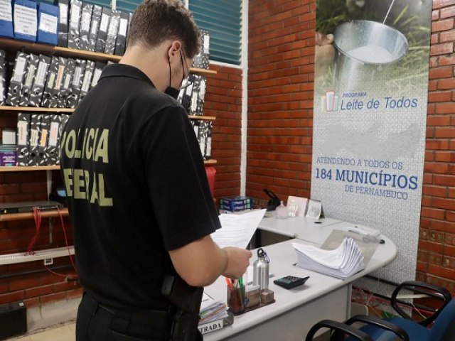 Pernambuco: Polcia Federal investiga desvio de recursos pblicos do Programa Leite de Todos