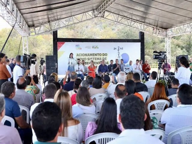 Transposio: vice-governadora de Pernambuco Priscila Krause participa de ao do governo federal em Salgueiro