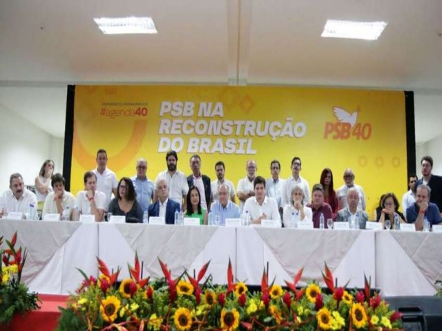 Encontro do PSB com presena de Alckmin realiza homenagem a Eduardo Campos e Miguel Arraes
