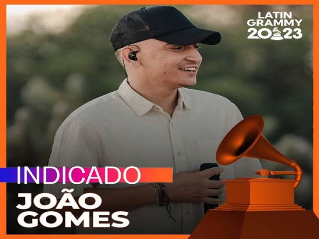 Joo Gomes vai concorrer na edio 2023 do Grammy Latino