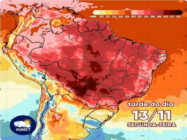 Onda de calor faz alerta de perigo ser ampliado para 13 estados e DF, segundo Inmet