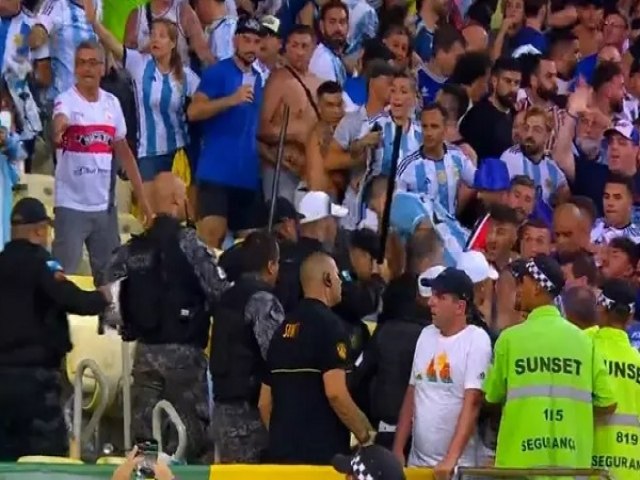 Brasil x Argentina: CBF divulga nota de esclarecimento sobre briga entre torcedores