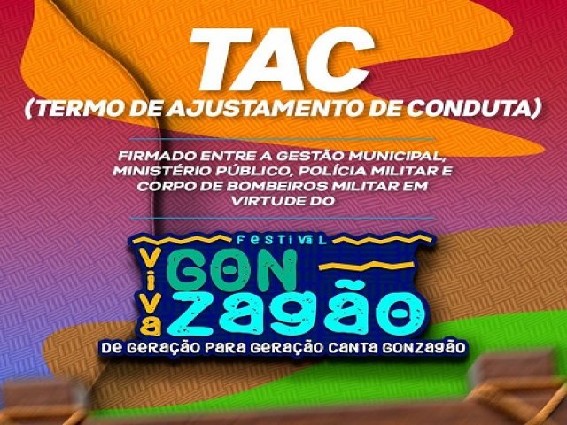 Exu: Ministrio Pblico estabelece Termo de Ajustamento de Conduta (TAC) para a realizao do Festival Viva Gonzago 2023