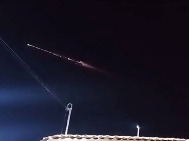 Rede Brasileira de Monitoramento de Meteoros diz que fenmeno registrado na noite dessa sexta foi lixo espacial