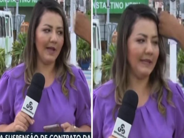 Reprter de afiliada da Rede Globo leva soco de morador de rua em entrada ao vivo 