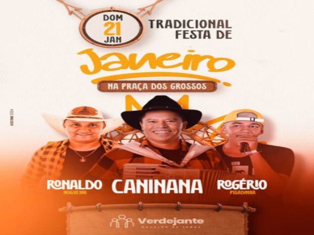 Prefeitura de Verdejante promove Festa de Janeiro no distrito de Grossos e no povoado do Riacho Verde I
