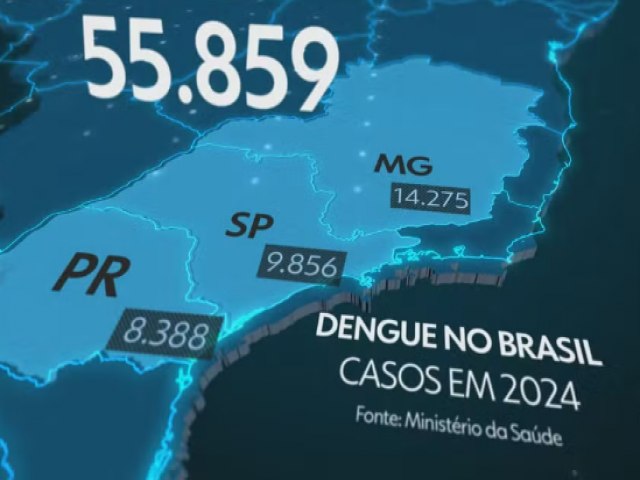 Dengue: ano de 2024 comeou com os nmeros da doena em alta em todo o Brasil