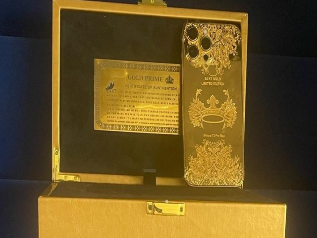 Leilo da Receita Federal tem iPhone banhado a ouro por R$ 4 mil; veja como participar