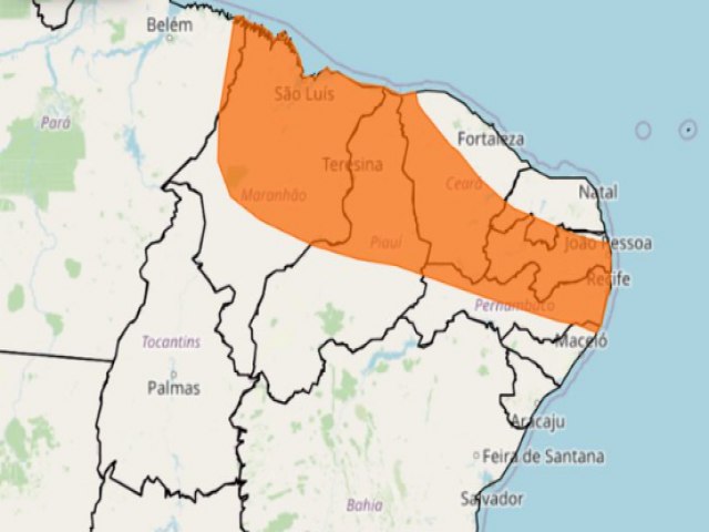 Inmet emite alertas, e chuvas em Pernambuco devem se estender at sexta-feira (15)