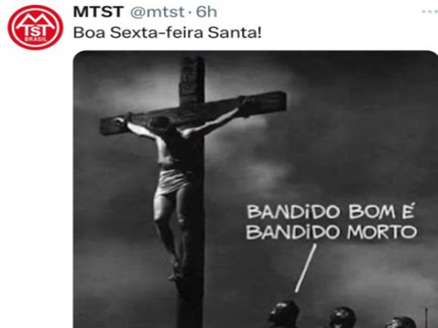 Deputado aciona Ministrio Pblico contra MTST aps post sobre Jesus