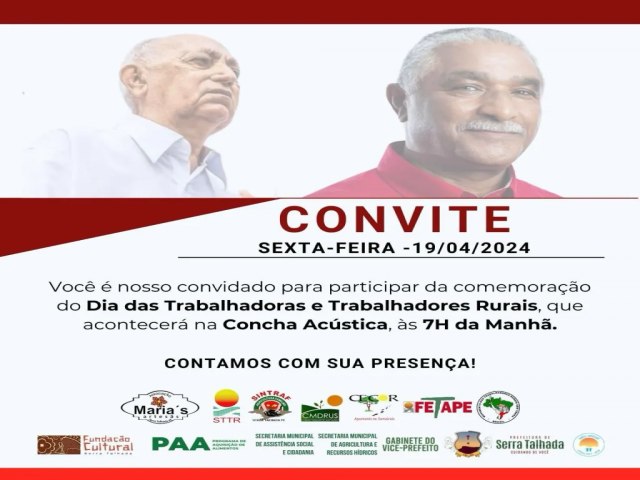 Serra Talhada celebra Dia Estadual dos Trabalhadores Rurais com evento diversificado